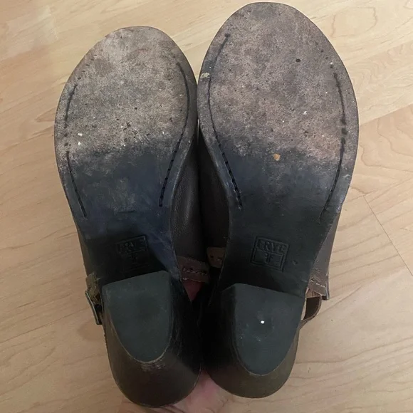 Frye leather slides - Picture 5 of 7